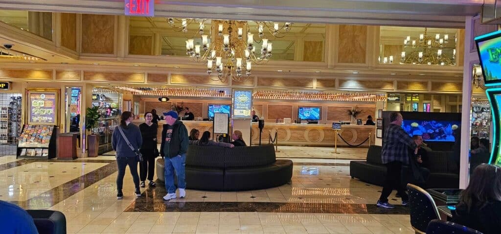 Blackjack table in VIP mode